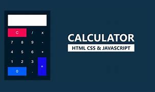 Image result for Calculator HTML Code