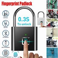 Image result for Smart Fingerprint Padlock