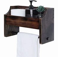 Image result for Plastic Paper Towel Holder with Shelf for Bathroom