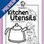 Image result for Kitchen Utensils Worksheet