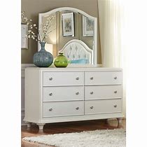 Image result for Low Wide Dresser with Mirror