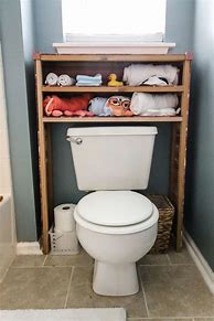 Image result for DIY Storage Rack Over Toilet