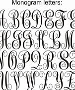 Image result for Monogram Fonts Alphabet Clip Art