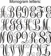 Image result for Large Monogram Letter Stencils