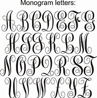 Image result for Monogram Letters Templates