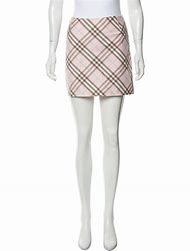 Image result for Burberry Plated Mini Skirt