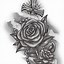 Image result for Gothic Rose Drawings