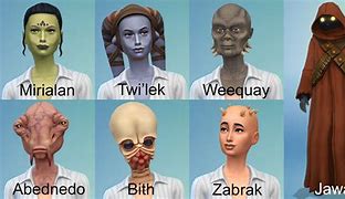 Image result for Sims 4 Star Wars Aliens