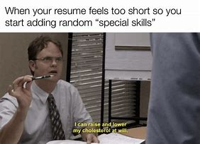 Image result for Write Your Resume Meme