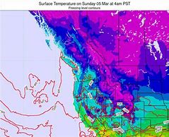 Image result for Current Washington Weather Map