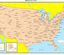 Image result for Map of the States and Cities