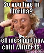 Image result for Florida Cold Meme