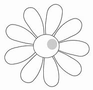Image result for Simple Flower Outline