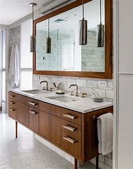 Image result for Mid Century Modern Bathroom
