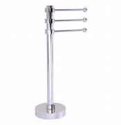 Image result for Footed Chrome Guest Towel Holder