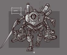 Image result for Mecha Robot Sketch