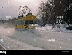 Image result for Helsinki Tram Snow