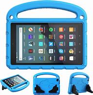 Image result for Light Blue Fire Tablet Case with Handle and Stands