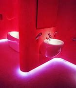Image result for Purple LED Lights in Bathroom