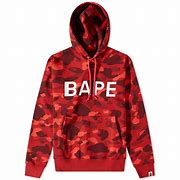 Image result for White BAPE Pullover Hoodie Camo