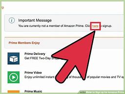 Image result for Amazon Prime Sign Up Logo