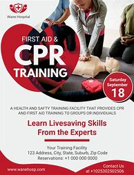 Image result for CPR Class Flyer Template