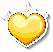 Image result for Yellow Sticker Heart