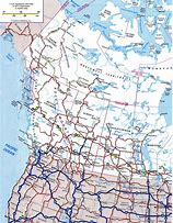 Image result for Road Map of Southern Canada and Northern Us