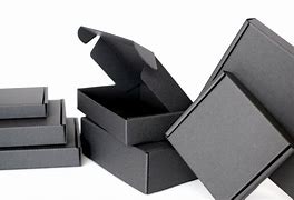 Image result for Black Cardboard Box