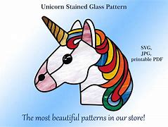 Image result for Unicorn Stained Glass Patterns Free Printable