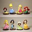 Image result for Mini Disney Princess Dolls Gold Glitter On Their Dresses