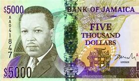 Image result for 5000 Jamaican Dollars