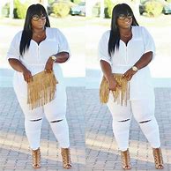 Image result for All White Party Outfits Plus Size