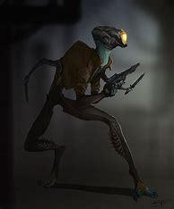 Image result for Alien Bounty Hunter Concept Art