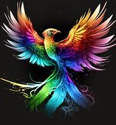 Image result for Rainbow Phoenix Bird