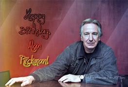 Image result for Alan Rickman Birthday