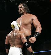 Image result for WWE The Great Khali vs Rey Mysterio