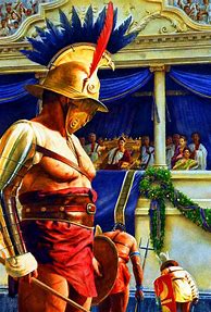 Image result for Gladiator Painting