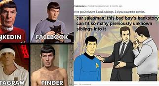 Image result for Star Trek Spock Indeed Meme