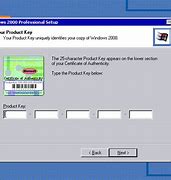 Image result for Windows 2000 Product Key