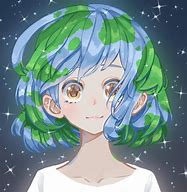 Image result for Earth Drawing Anime Chan