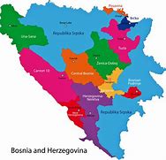 Image result for Bosna Hersek Harita