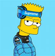Image result for Bart Simpson Supreme Goggles
