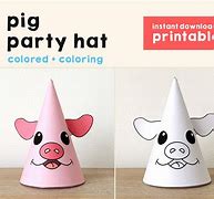Image result for Piglet Party Hats