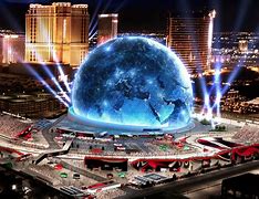Image result for The Sphere Project Outside in U2 Concert