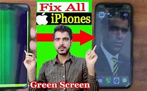Image result for iPhone Screen Green and Blury