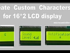 Image result for Spanner Custom Character LCD