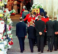 Image result for Prince Harry Diana's Funeral