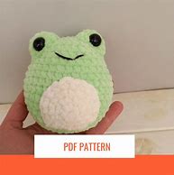 Image result for Frog Plushie Pattern Crochet