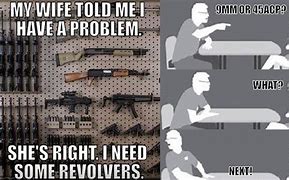 Image result for holding guns serious memes